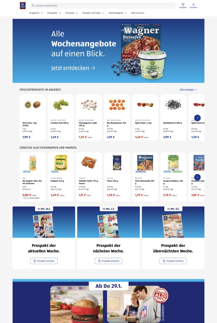 ALDI Süd - Lead UX | UI Designer